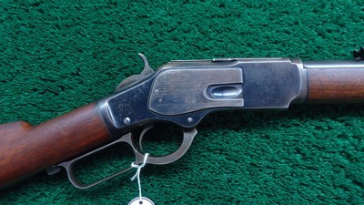 WINCHESTER MODEL 1873 RIFLE IN 38 WCF - Image 1 of 24