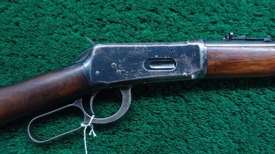 WINCHESTER MODEL 94 SADDLE RING CARBINE IN 30 WCF - Image 1 of 23