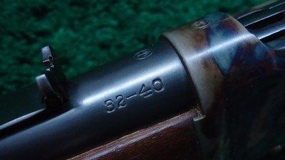 COLOR CASE HARDENED WINCHESTER MODEL 1894 CARBINE IN 32-40 - Image 6 of 23