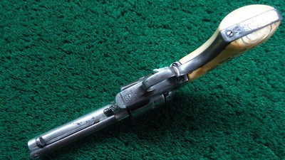 DFC INSPECTED COLT SINGLE ACTION ARMY REVOLVER IN 45 WITH HOLSTER - Image 5 of 23