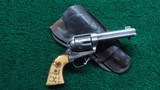 DFC INSPECTED COLT SINGLE ACTION ARMY REVOLVER IN 45 WITH HOLSTER - Image 1 of 23