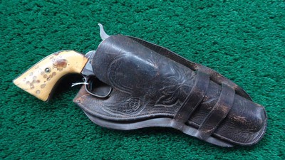 DFC INSPECTED COLT SINGLE ACTION ARMY REVOLVER IN 45 WITH HOLSTER - Image 22 of 23