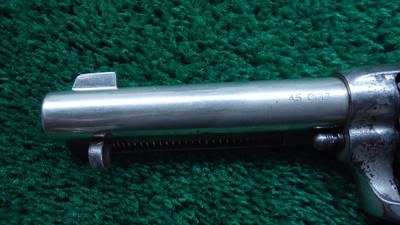 DFC INSPECTED COLT SINGLE ACTION ARMY REVOLVER IN 45 WITH HOLSTER - Image 11 of 23