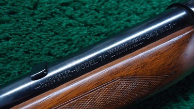 PRE-WAR DELUXE WINCHESTER MODEL 71 RIFLE IN CALIBER 348 - Image 17 of 25