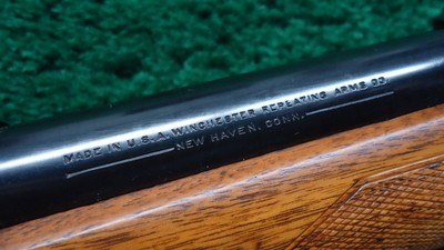 PRE-WAR DELUXE WINCHESTER MODEL 71 RIFLE IN CALIBER 348 - Image 15 of 25