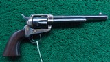 ANTIQUE COLT SINGLE ACTION REVOLVER IN 45 COLT - Image 1 of 18