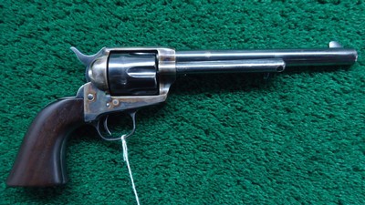 ANTIQUE COLT SINGLE ACTION REVOLVER IN 45 COLT - Image 1 of 18