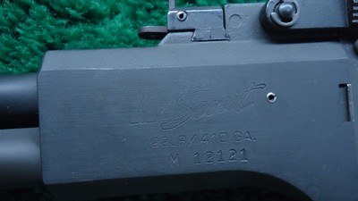 SPRINGFIELD M6 SCOUT O/U COMBINATION SURVIVAL GUN CHAMBERED 22 LR / .410 SHOT - Image 17 of 25
