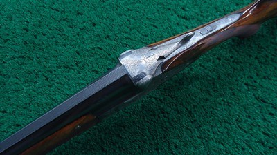 FACTORY ENGRAVED GAME SCENE OVER/UNDER AUSTRIAN 12 GAUGE SHOTGUN - Image 4 of 25