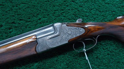 FACTORY ENGRAVED GAME SCENE OVER/UNDER AUSTRIAN 12 GAUGE SHOTGUN - Image 2 of 25