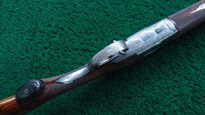 FACTORY ENGRAVED GAME SCENE OVER/UNDER AUSTRIAN 12 GAUGE SHOTGUN - Image 3 of 25