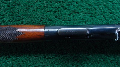 EARLY FIRST YEAR WINCHESTER DELUXE MODEL 1910 S.L. SEMI-AUTO RIFLE IN 401 CAL - Image 9 of 23