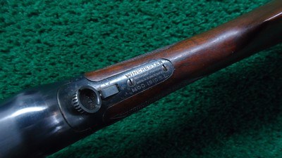 FIRST YEAR WINCHESTER DELUXE MODEL 1910 S.L. SEMI-AUTO RIFLE IN 401 CAL - Image 8 of 24
