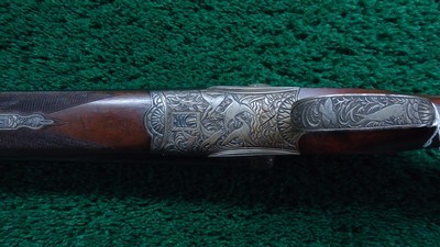 *Sale Pending* - ENGRAVED ADAM SCHURK SIDE BY SIDE 12 GAUGE SHOTGUN - Image 10 of 25