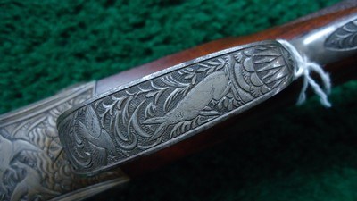 *Sale Pending* - ENGRAVED ADAM SCHURK SIDE BY SIDE 12 GAUGE SHOTGUN - Image 14 of 25