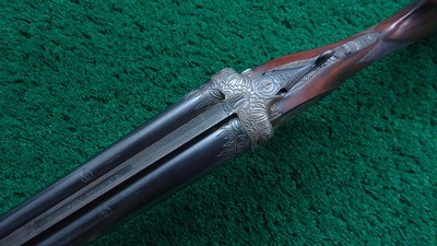 *Sale Pending* - ENGRAVED ADAM SCHURK SIDE BY SIDE 12 GAUGE SHOTGUN - Image 4 of 25