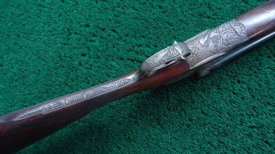 *Sale Pending* - ENGRAVED ADAM SCHURK SIDE BY SIDE 12 GAUGE SHOTGUN - Image 3 of 25