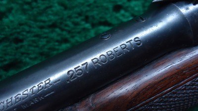 CUSTOM ENGRAVED WINCHESTER MODEL 70 RIFLE IN CALIBER .257 ROBERTS - Image 6 of 25