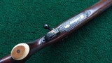CUSTOM ENGRAVED WINCHESTER MODEL 70 RIFLE IN CALIBER .257 ROBERTS - Image 3 of 25