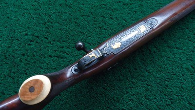 CUSTOM ENGRAVED WINCHESTER MODEL 70 RIFLE IN CALIBER .257 ROBERTS - Image 3 of 25