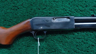 REMINGTON MODEL 14 SLIDE ACTION RIFLE CHAMBERED IN SCARCE .25 REM - Image 1 of 24