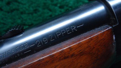 RARE WINCHESTER MODEL 64 LEVER ACTION RIFLE IN DESIRABLE 219 ZIPPER - Image 6 of 23
