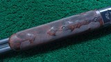 CUSTOM ENGRAVED WINCHESTER MODEL 24 SXS DOUBLE BARREL 12 GA. SHOTGUN - Image 12 of 25