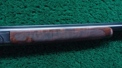 CUSTOM ENGRAVED WINCHESTER MODEL 24 SXS DOUBLE BARREL 12 GA. SHOTGUN - Image 5 of 25