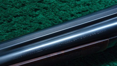 CUSTOM ENGRAVED WINCHESTER MODEL 24 SXS DOUBLE BARREL 12 GA. SHOTGUN - Image 15 of 25