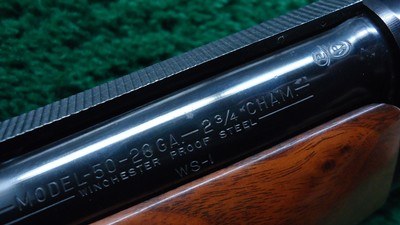 RARE SIMMONS CONVERTED WINCHESTER DELUXE MODEL 50 SEMI-AUTOMATIC 28 GAUGE SKEET GUN - Image 6 of 24