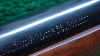 NICK KUSMIT ENGRAVED WINCHESTER MODEL 50 SEMI AUTOMATIC 12 GA. SHOTGUN - Image 6 of 25