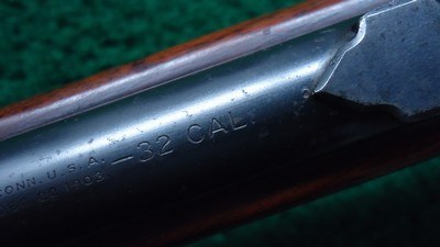 FIRST YEAR WINCHESTER DELUXE MODEL 1905 S.L. SEMI-AUTO RIFLE IN 32 CAL - Image 6 of 25