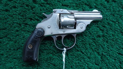 IVER JOHNSON 2ND MODEL BICYCLE REVOLVER IN CALIBER 32 S&W - Image 1 of 13