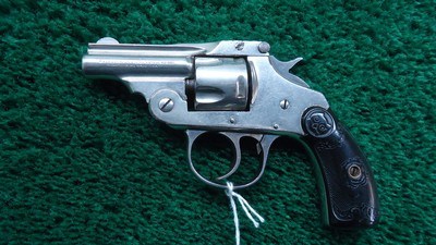 IVER JOHNSON 2ND MODEL BICYCLE REVOLVER IN CALIBER 32 S&W - Image 2 of 13