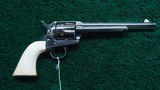 ANTIQUE COLT SINGLE ACTION REVOLVER IN 45 COLT - Image 1 of 16