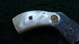 FACTORY ENGRAVED S & W DOUBLE ACTION REVOLVER IN CALIBER 38 - Image 11 of 17