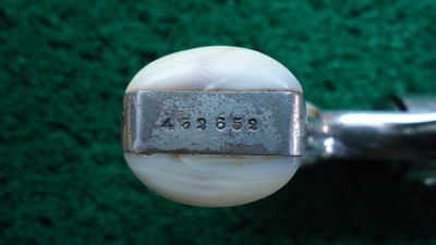 FACTORY ENGRAVED S & W DOUBLE ACTION REVOLVER IN CALIBER 38 - Image 17 of 17