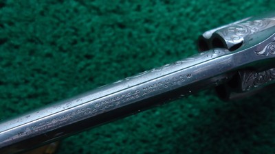 FACTORY ENGRAVED S & W DOUBLE ACTION REVOLVER IN CALIBER 38 - Image 8 of 17
