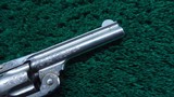 FACTORY ENGRAVED S & W DOUBLE ACTION REVOLVER IN CALIBER 38 - Image 10 of 17