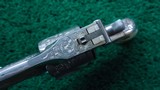 FACTORY ENGRAVED S & W DOUBLE ACTION REVOLVER IN CALIBER 38 - Image 14 of 17
