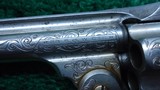 FACTORY ENGRAVED S & W DOUBLE ACTION REVOLVER IN CALIBER 38 - Image 6 of 17