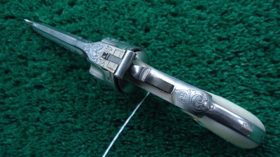 FACTORY ENGRAVED S & W DOUBLE ACTION REVOLVER IN CALIBER 38 - Image 5 of 17