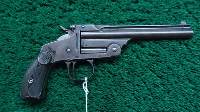 SMITH AND WESSON 2nd MODEL OF 91 SINGLE SHOT 22 CALIBER PISTOL - Image 1 of 17