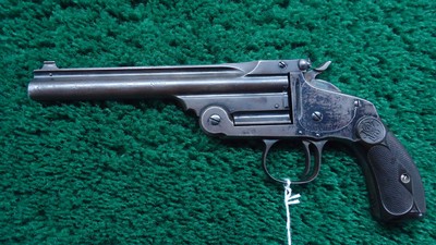 SMITH AND WESSON 2nd MODEL OF 91 SINGLE SHOT 22 CALIBER PISTOL - Image 2 of 17