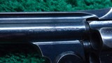 SMITH & WESSON SAFETY HAMMERLESS REVOLVER IN CALIBER 38 S & W WITH BOX - Image 9 of 18