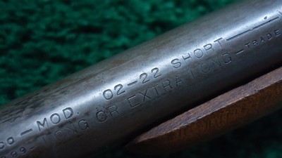 WINCHESTER MODEL 02 BOLT ACTION SINGLE SHOT BOYS RIFLE FOR .22 SHORT, LONG OR EXTR LONG - Image 6 of 21