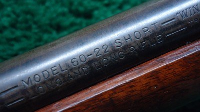WINCHESTER MODEL 60 BOLT ACTION SINGLE SHOT RIFLE FOR .22 S, L & LR - Image 6 of 21