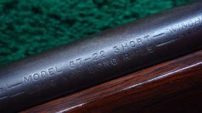 WINCHESTER MODEL 67 BOLT ACTION SINGLE SHOT RIFLE FOR .22 S, L & LR - Image 6 of 21