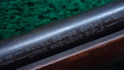 WINCHESTER MODEL 59 BOLT ACTION SINGLE SHOT RIFLE FOR .22 S, L & LR - Image 6 of 21
