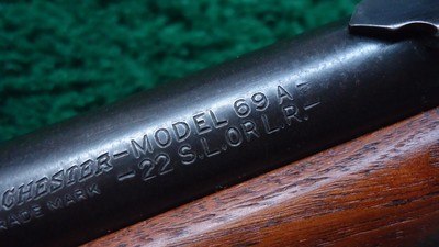 WINCHESTER MODEL 69A BOLT ACTION RIFLE FOR 22 S, L or LR - Image 6 of 23